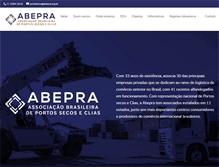 Tablet Screenshot of abepra.org.br